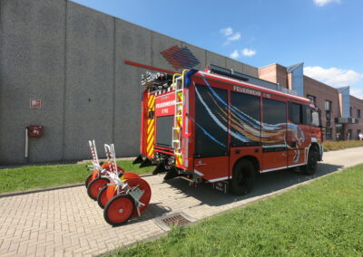 Camion incendie avec armement sur mesure